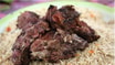 Omani Lamb Shuwa with rice  لحم عماني شوى