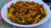 Chicken Agda with Arabic Bread عكدة دجاج مع خبز عربي