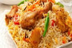 Chicken Madgood with rice دجاج مضغوط مع الرز